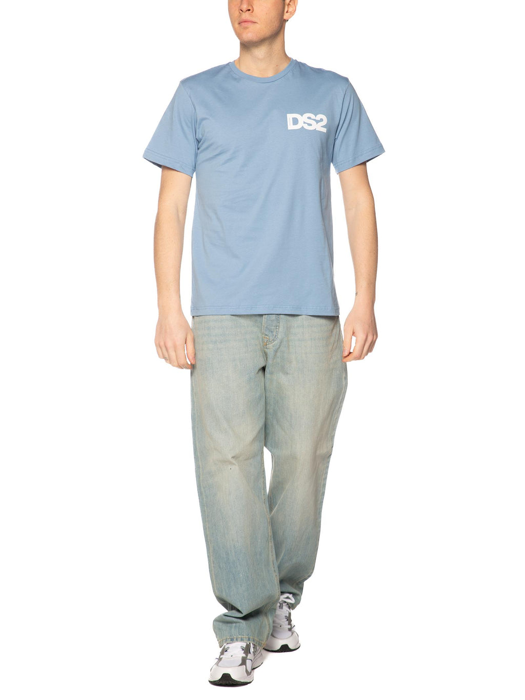 T-shirt DS2 Celeste basic SS26267 CELESTE DS2 