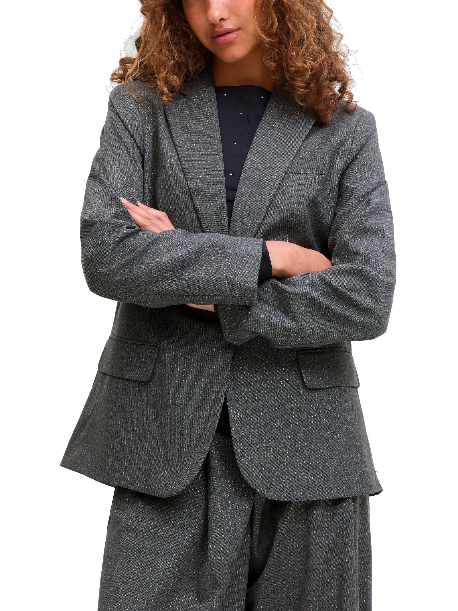 Blazer JJXX Anne Grigio con reverse 12286016 /Dark Grey Melange JJXX 