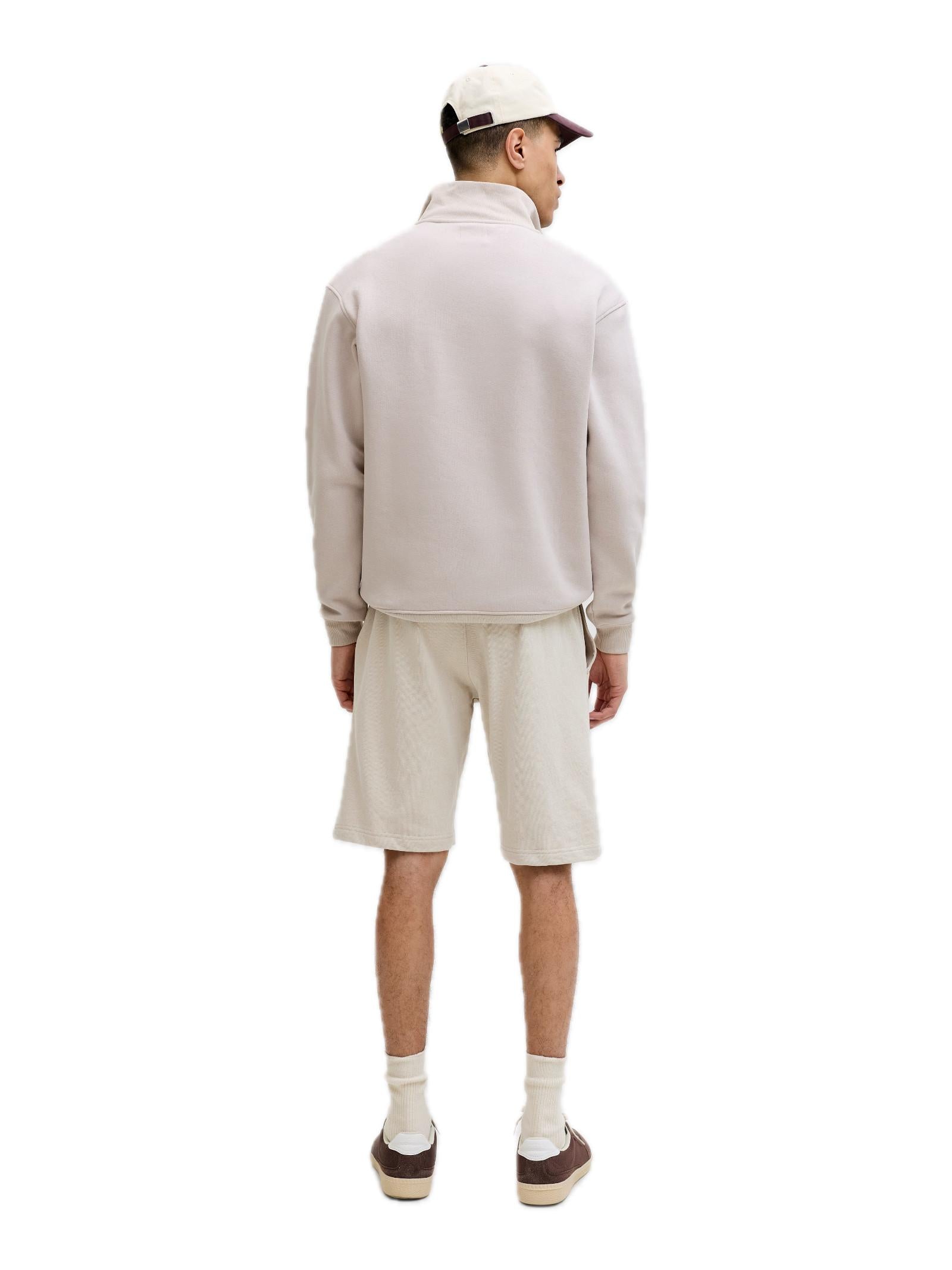 Bermuda Jack & Jones Beige Petrolio in felpa 12288638 /Moonbeam JACK & JONES 