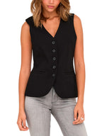Gilet Only Nero River motivo a V 15354010 /Black JDY 