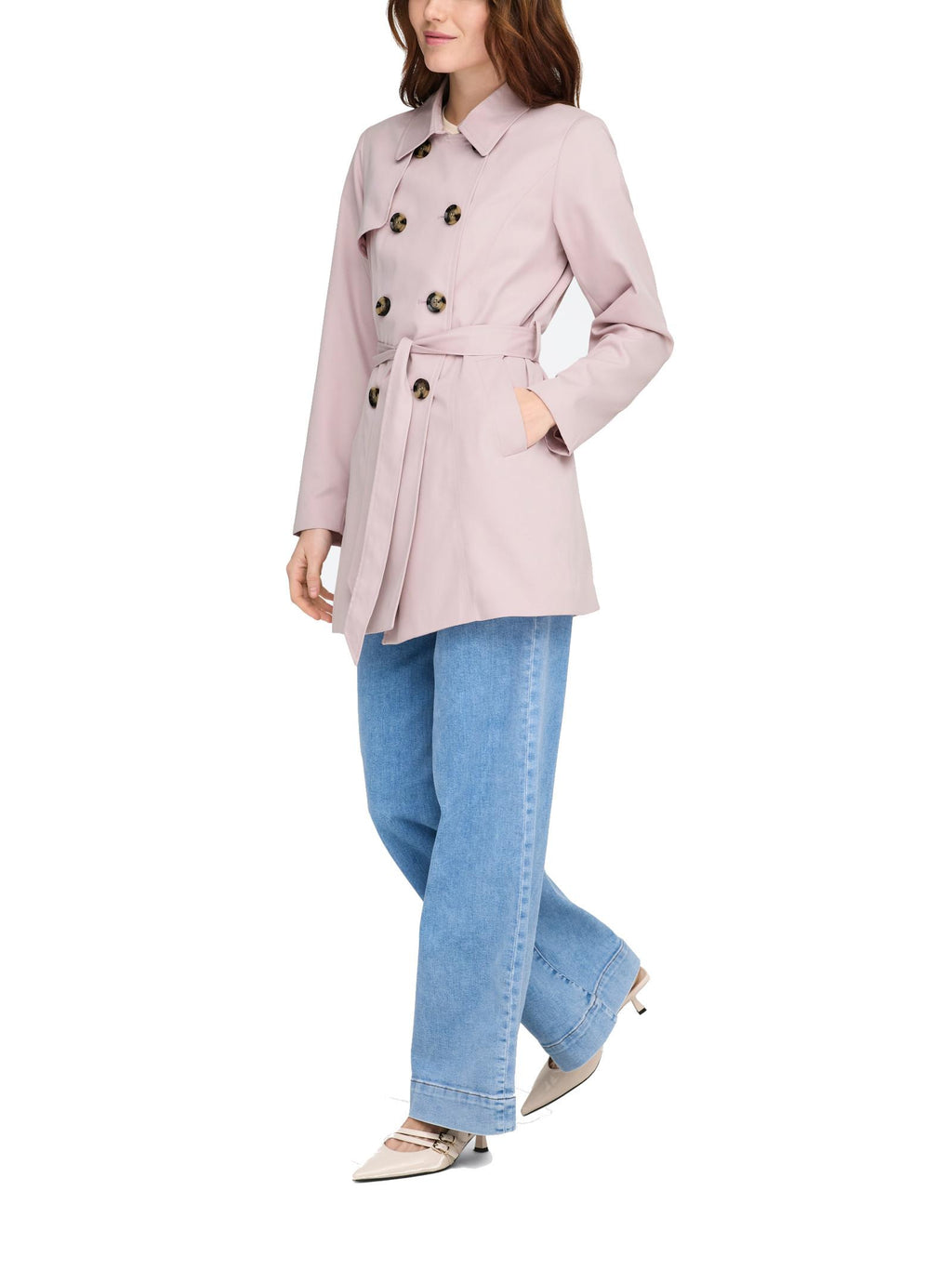 Trench Only Rosa Valeria doppiopetto 15191821 /Burnished Lilac ONLY 