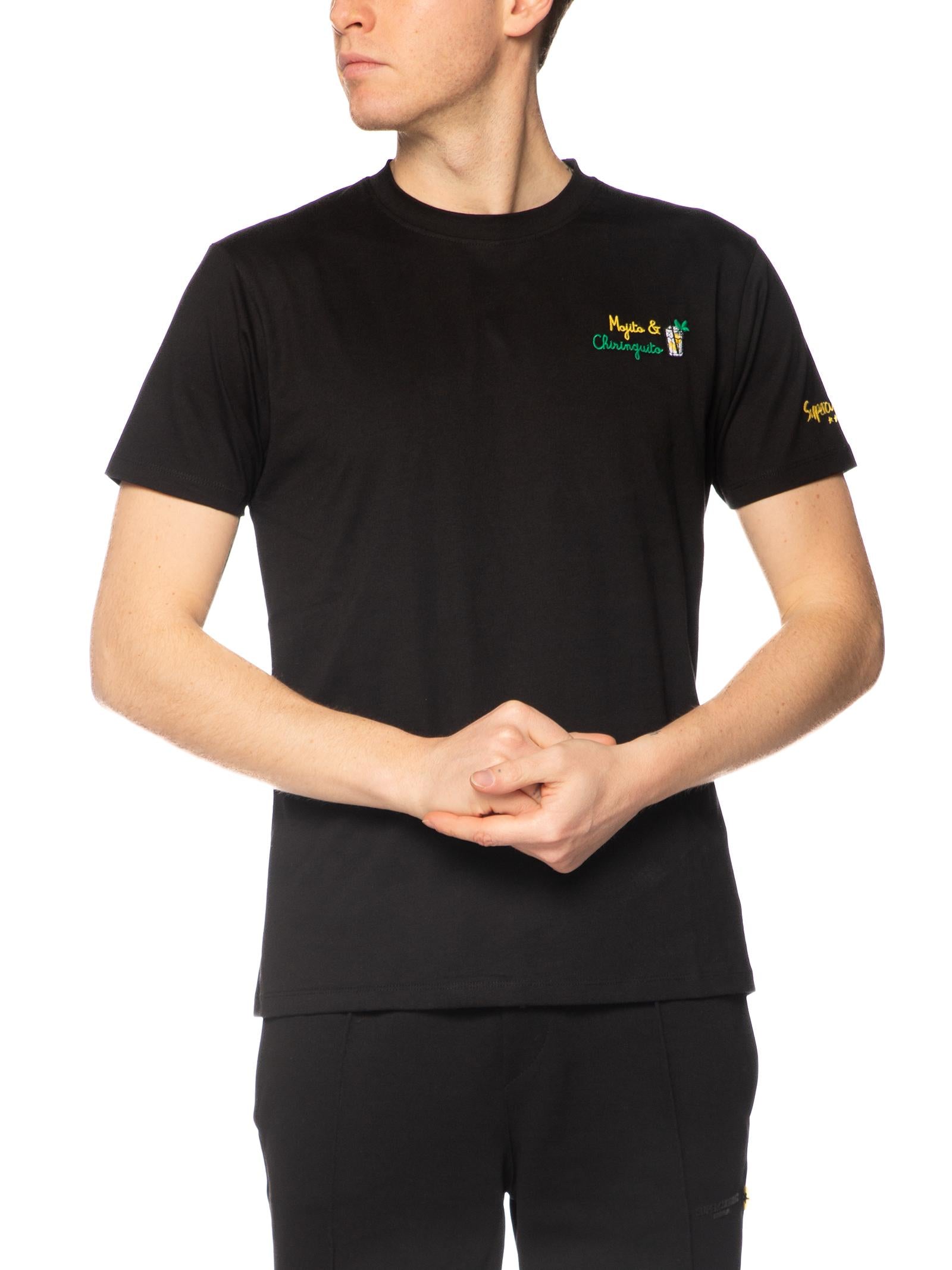 T-shirt Superculture Nero mojito chiringuito A1873 NERO SUPERCULTURE 