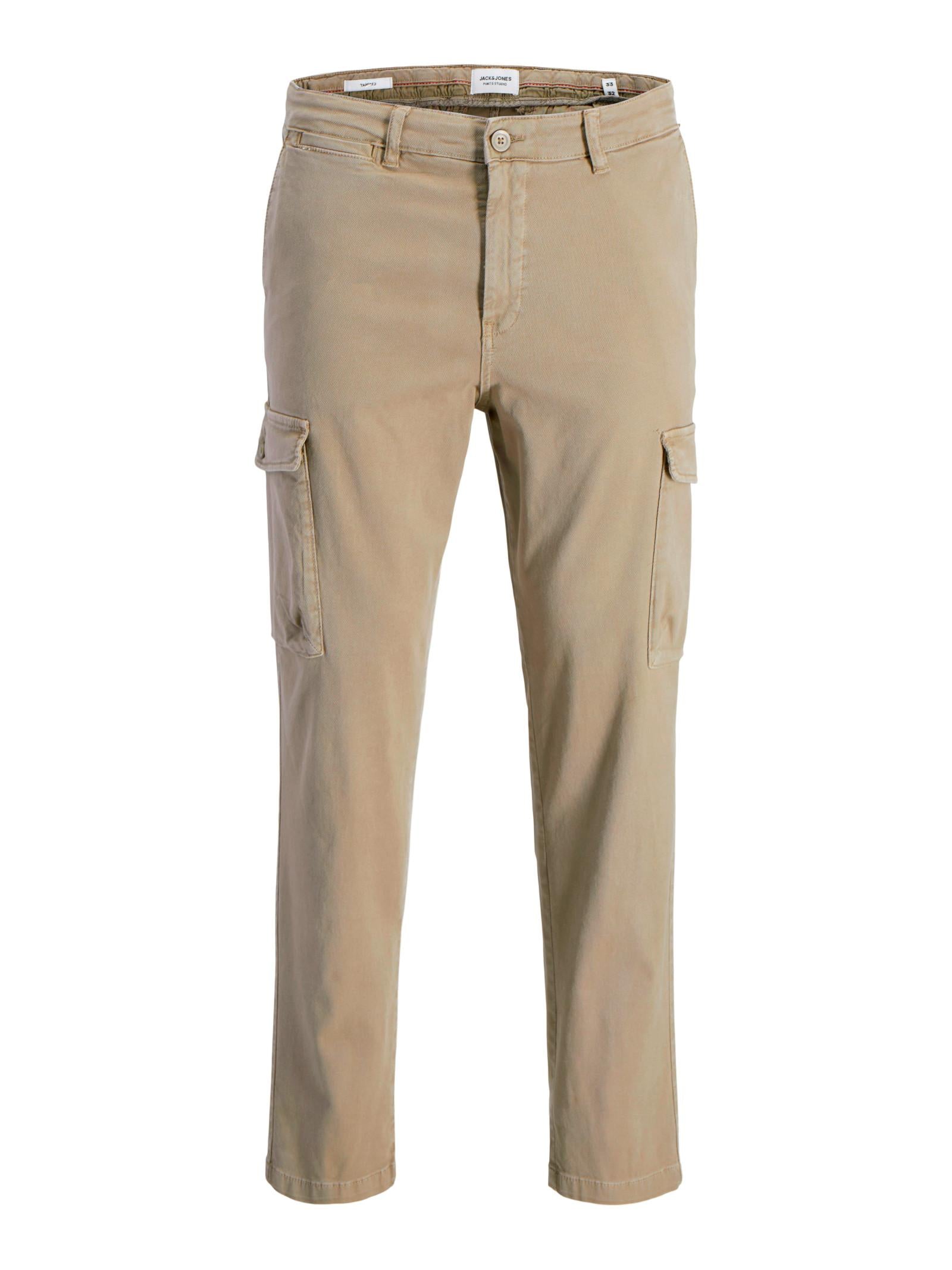 Cargo Jack & Jones Stace Beige con tasconi 12282388 /Brindle JACK & JONES 