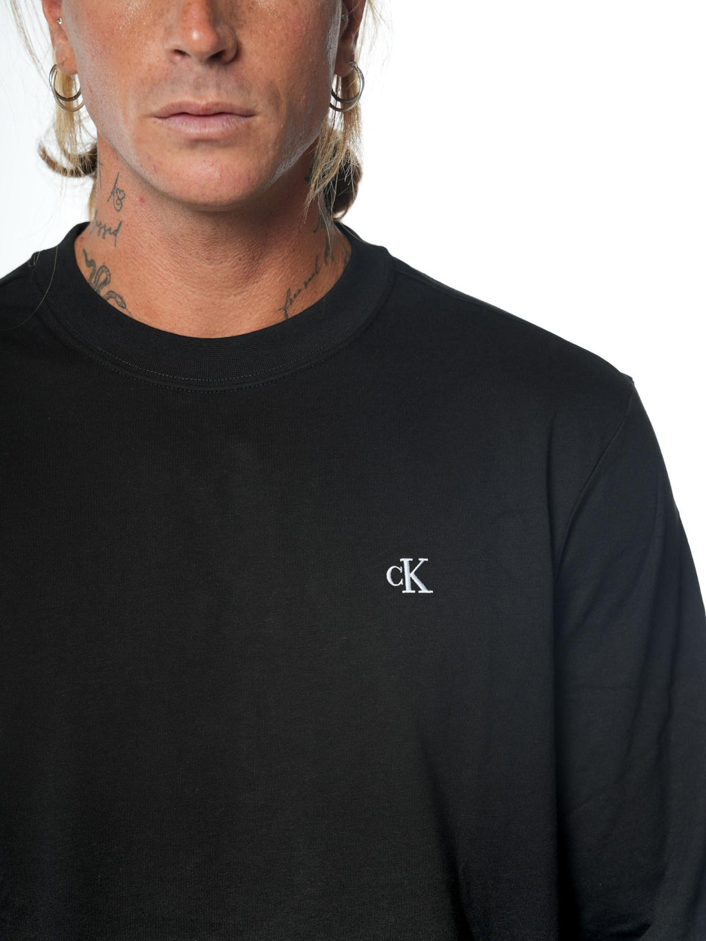 T-shirt Calvin Klein Nero manica lunga LV04RD247G UB1 CALVIN KLEIN 