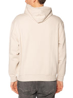 Felpa Calvin Klein Beige Badge cappuccio LV04RC274G 2JX CALVIN KLEIN 