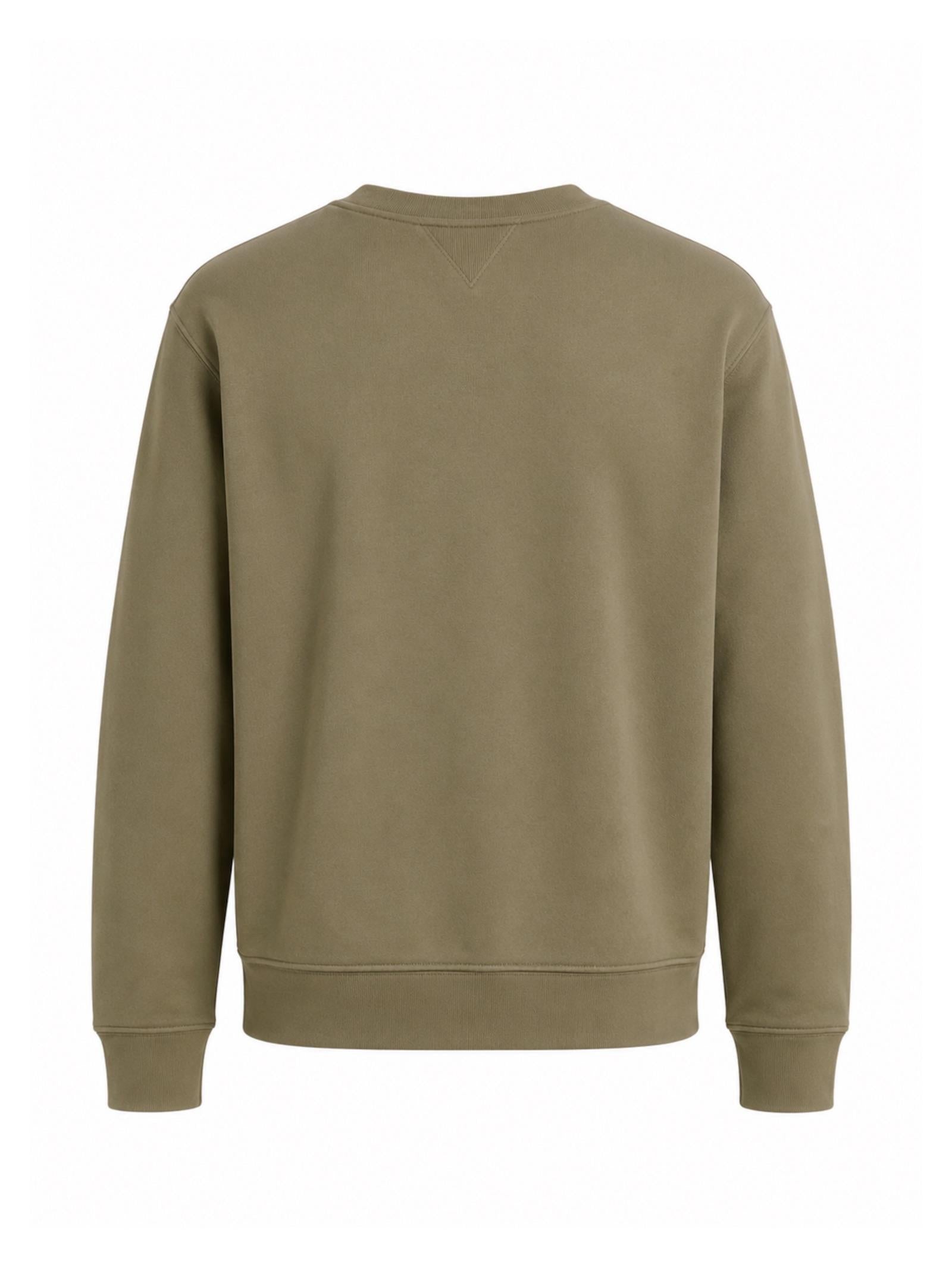 Felpa Calvin Klein badge Verde con logo LV04RG268G LDY CALVIN KLEIN 