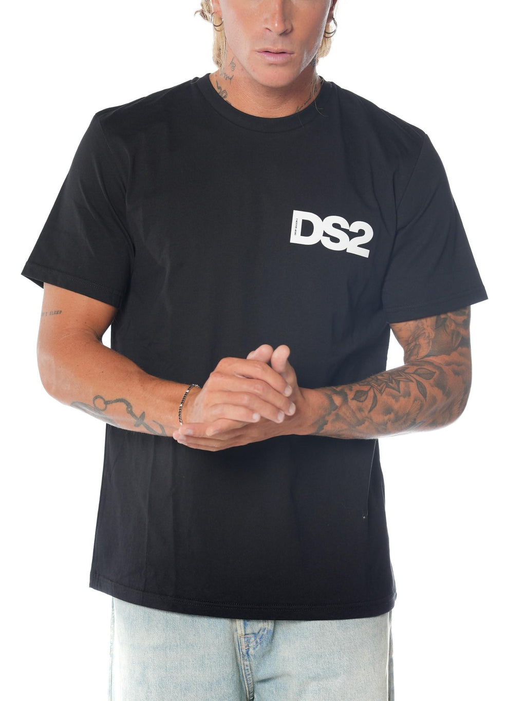 T-shirt DS2 Nero basic FW25225 NERO DS2 