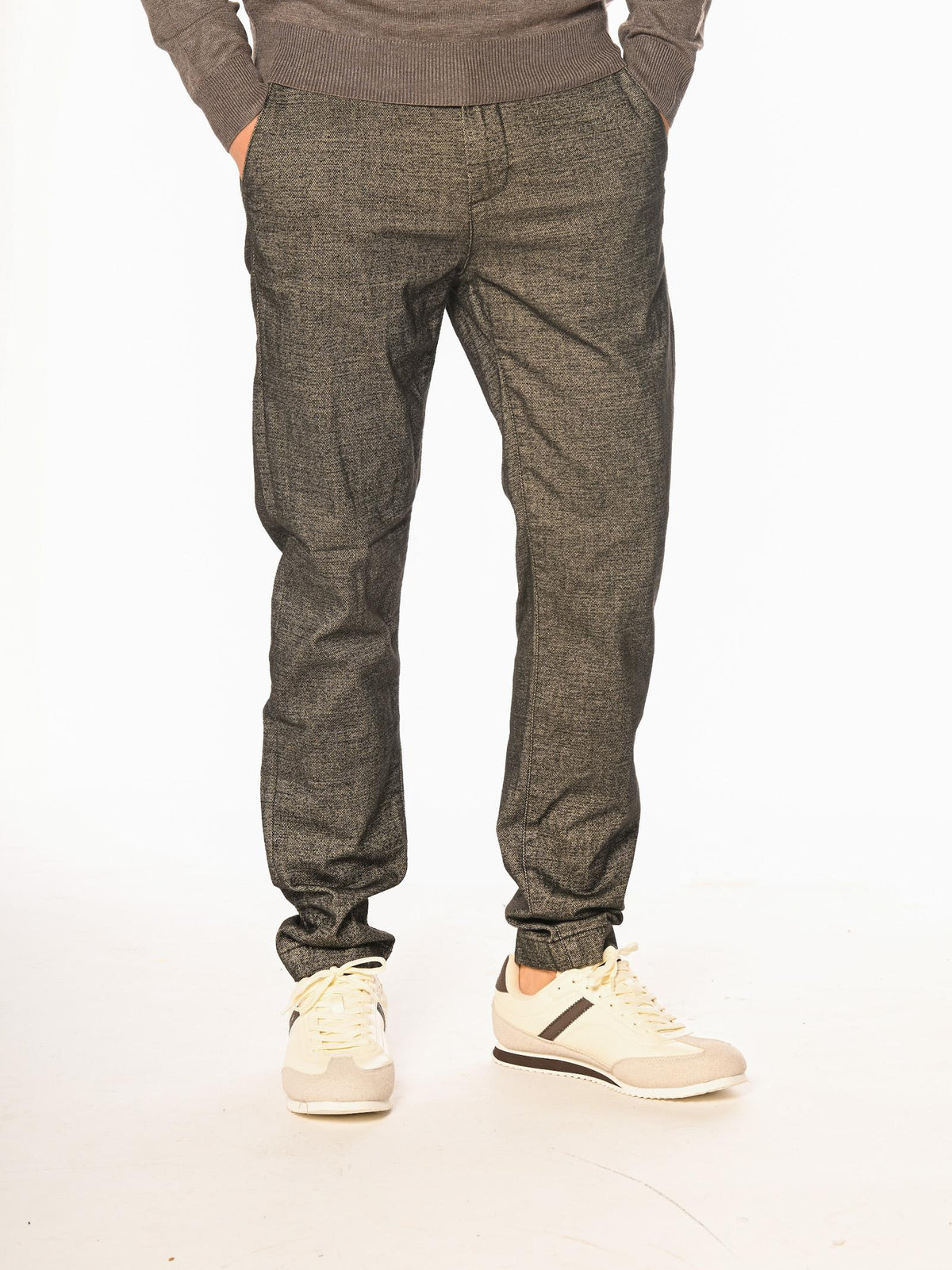 Chino Seinse Beige/nero operato PSI1437 BEIGE/NERO SEINSE 