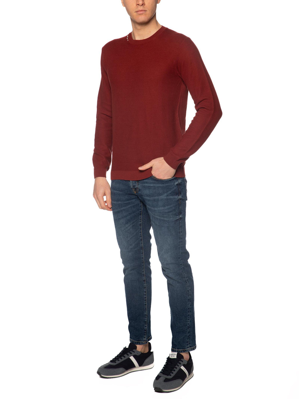 Maglia Seinse Terracotta lavorata ME3225 TERRACOTTA SEINSE 