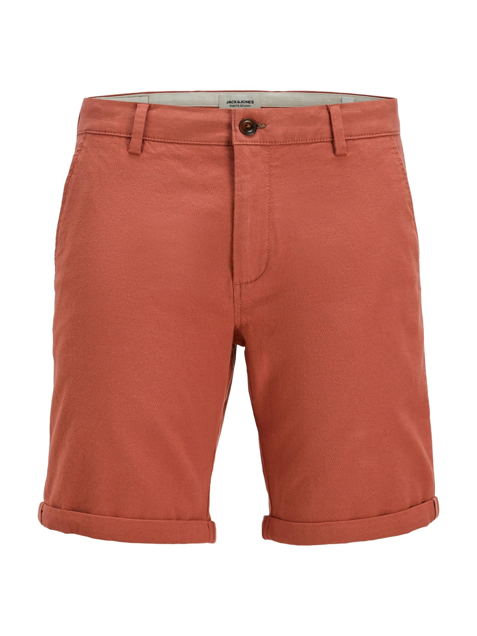 Bermuda Jack & Jones Fury Marsala chino corti operati<BR/> 12206889 /Redwood Burl JACK & JONES 