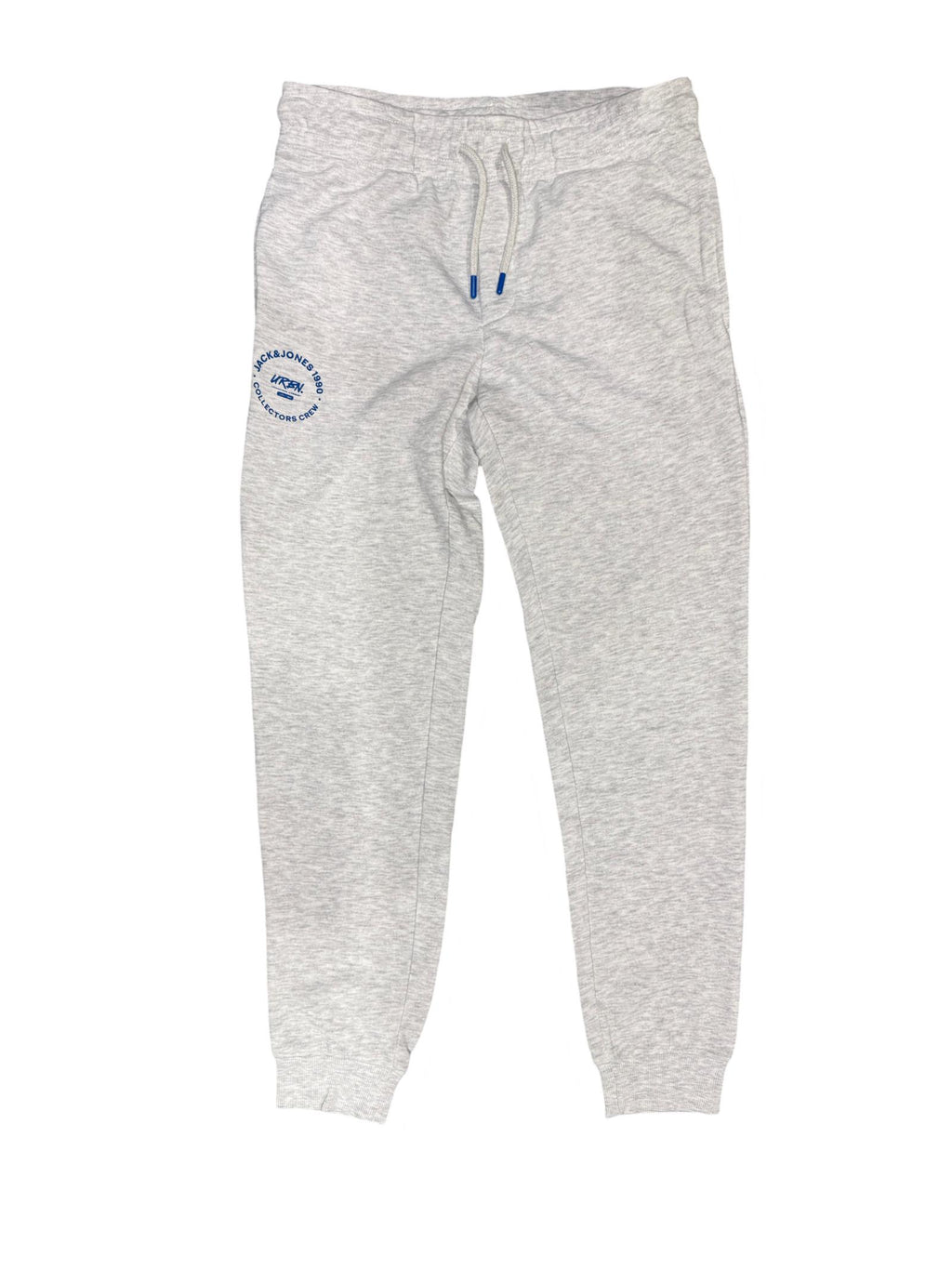Pantalone Jack & Jones Gordon Grigio chiaro con polsini 12268442 /White Melange JACK & JONES 
