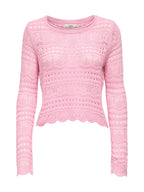 Maglia JDY Rosa Sun scollo a barca 15287384 /Fragrant Lilac JDY 