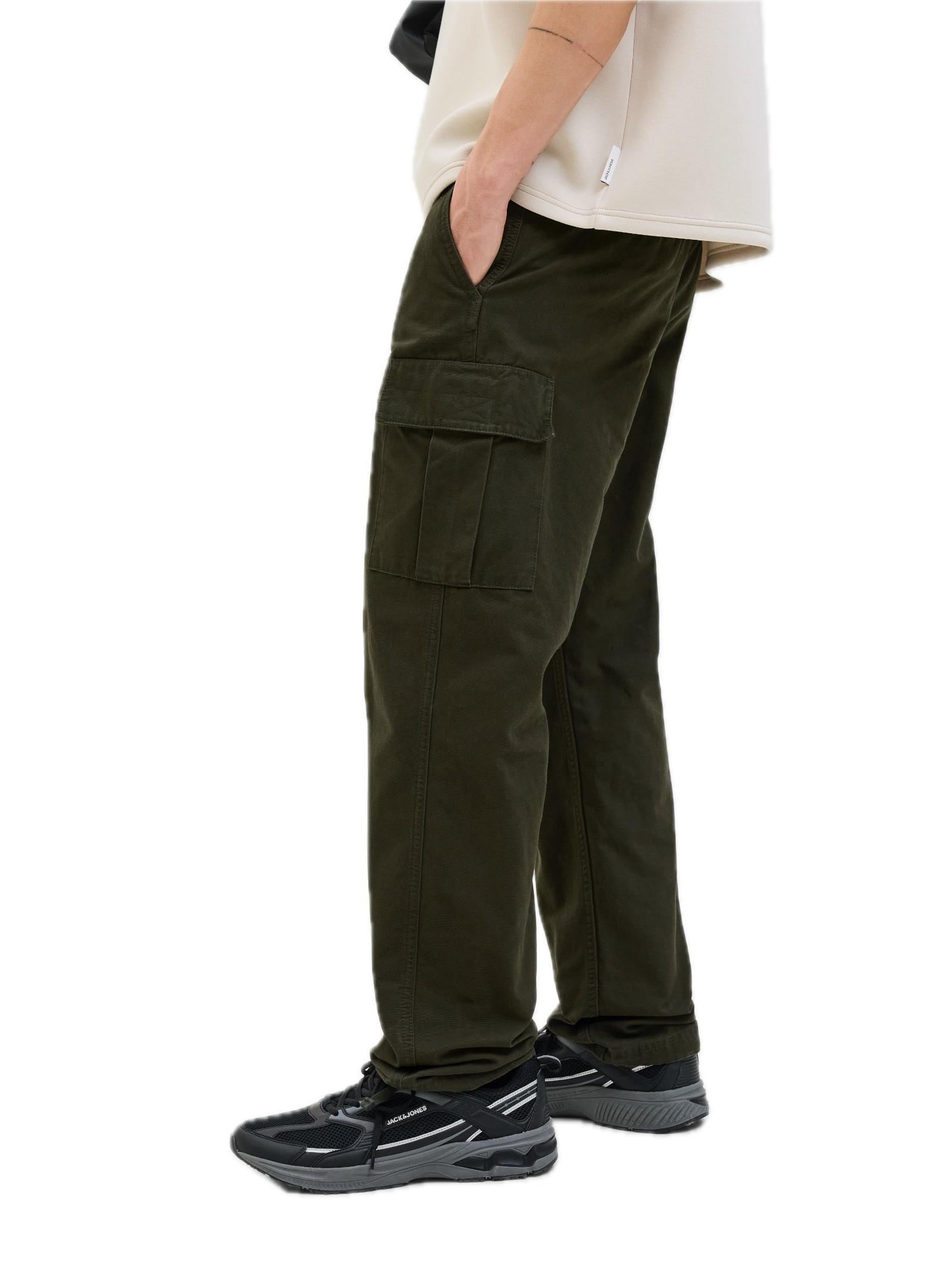 Pantalone Jack & Jones Kane Verde Cargo 12258150 /Rosin JACK & JONES 
