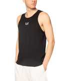 Canotta Emporio Armani Nero logo centrale 7M000295 UC001 EA7 
