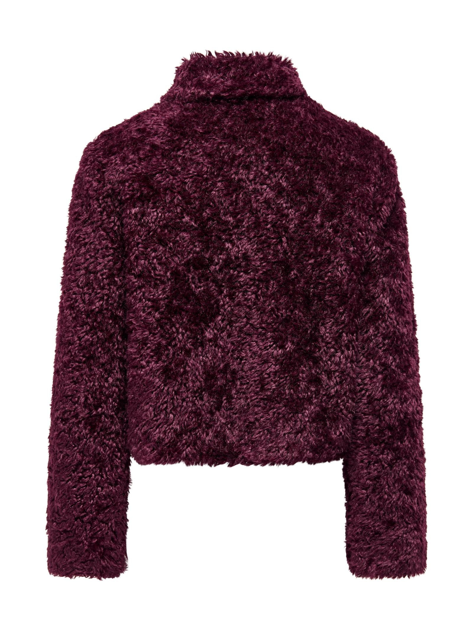 Giubbotto Only Ginny Vinaccia teddy 15352795 /Mauve Wine ONLY 