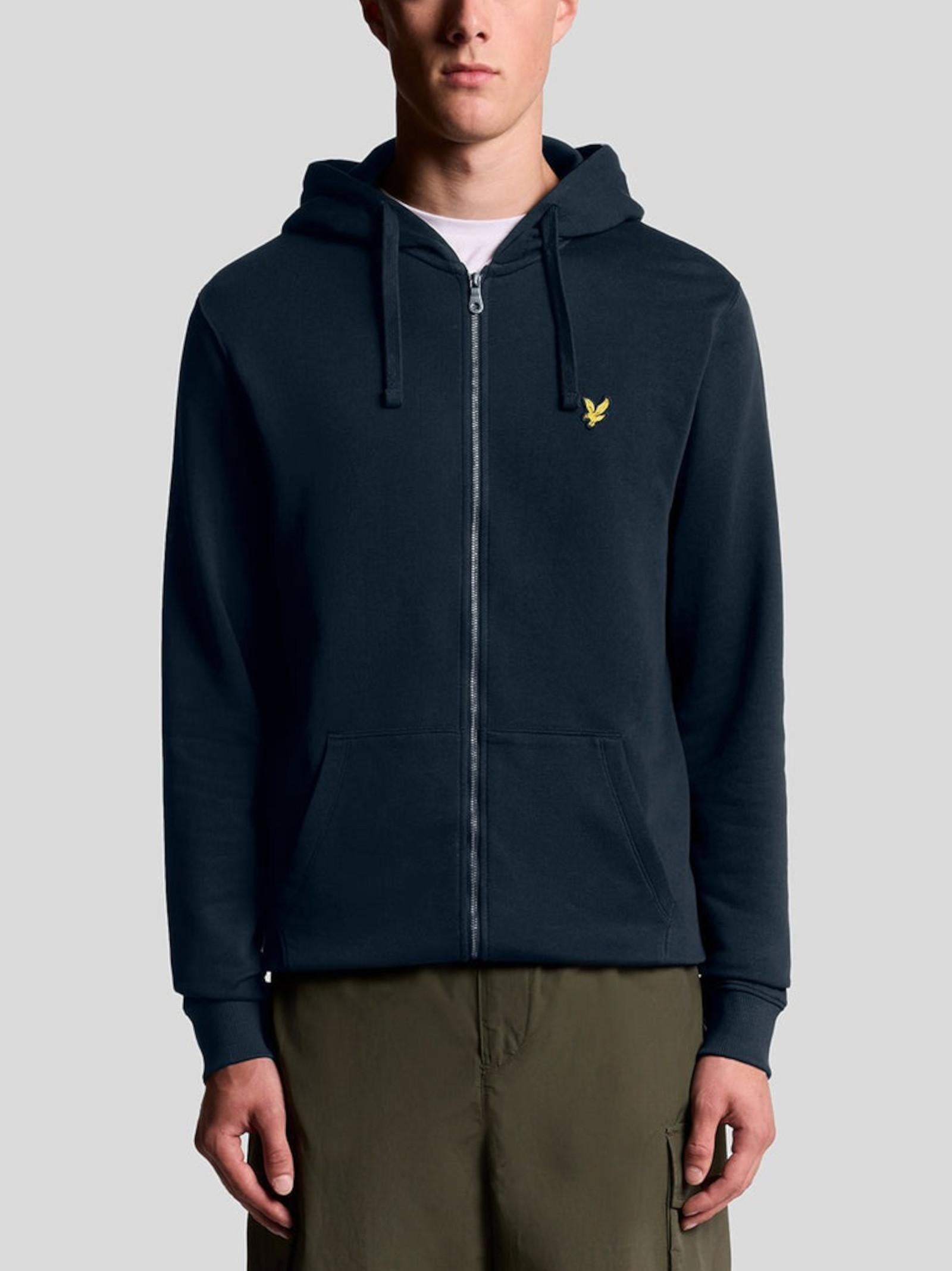 Felpa Lyle & Scott Blu cappuccio e zip ML420VOG DARK NAVY LYLE & SCOTT 