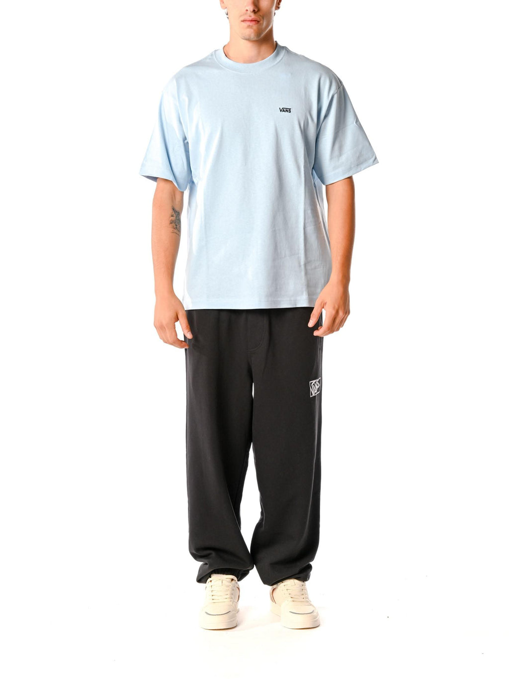 T-shirt Vans Celeste logo Loose P1P Cloud Blue VANS 