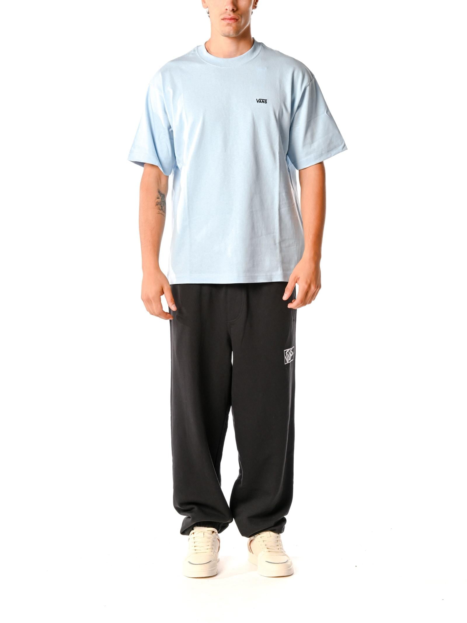 T-shirt Vans Celeste logo Loose P1P Cloud Blue VANS 