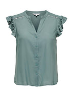 Camicia Only Rosella Verde manica corta 15345828 /Balsam Green ONLY 