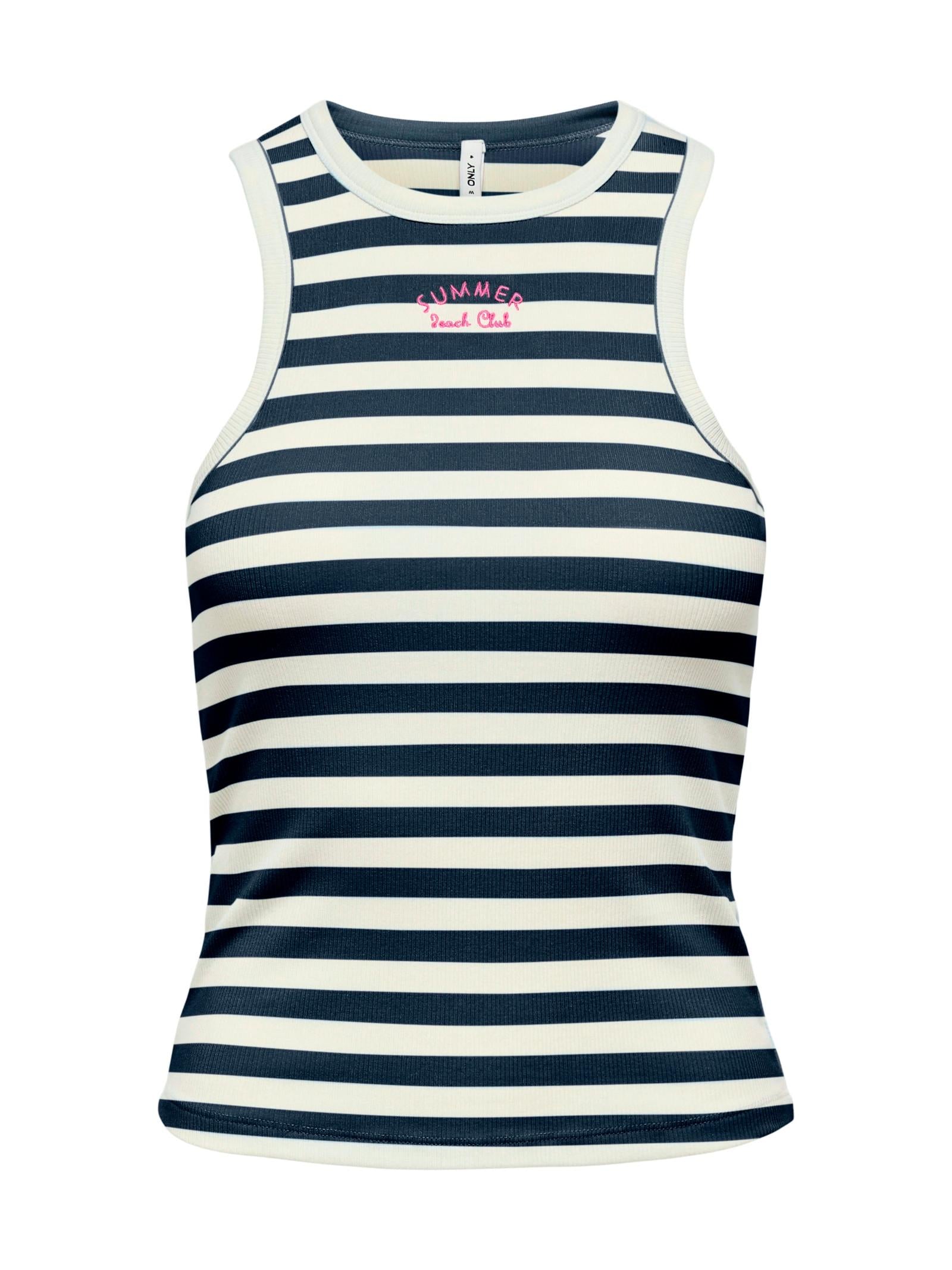 Top Only Isla Blu a righe 15375771 /Navy Bright White ONLY 