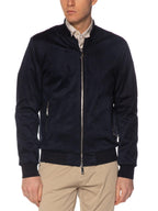 Bomber Gianni Lupo Blu scamosciato GL9730 NAVY GIANNI LUPO 