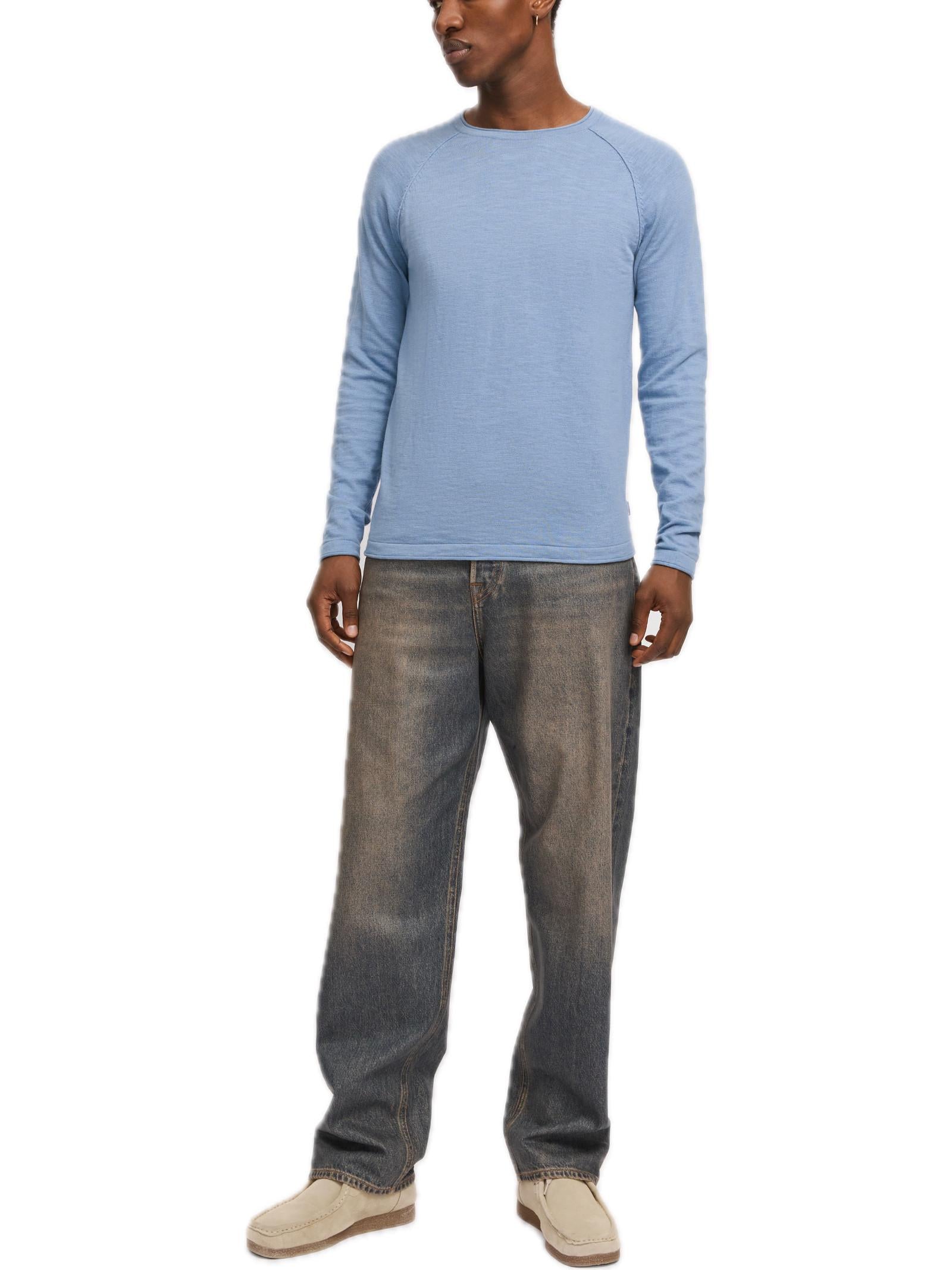 Maglia Jack & Jones Breze Avio girocollo 12269654 /Faded Denim JACK & JONES 