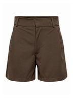 Shorts JDY Marrone Geggo a vita alta 15370254 /Chocolate Brown JDY 