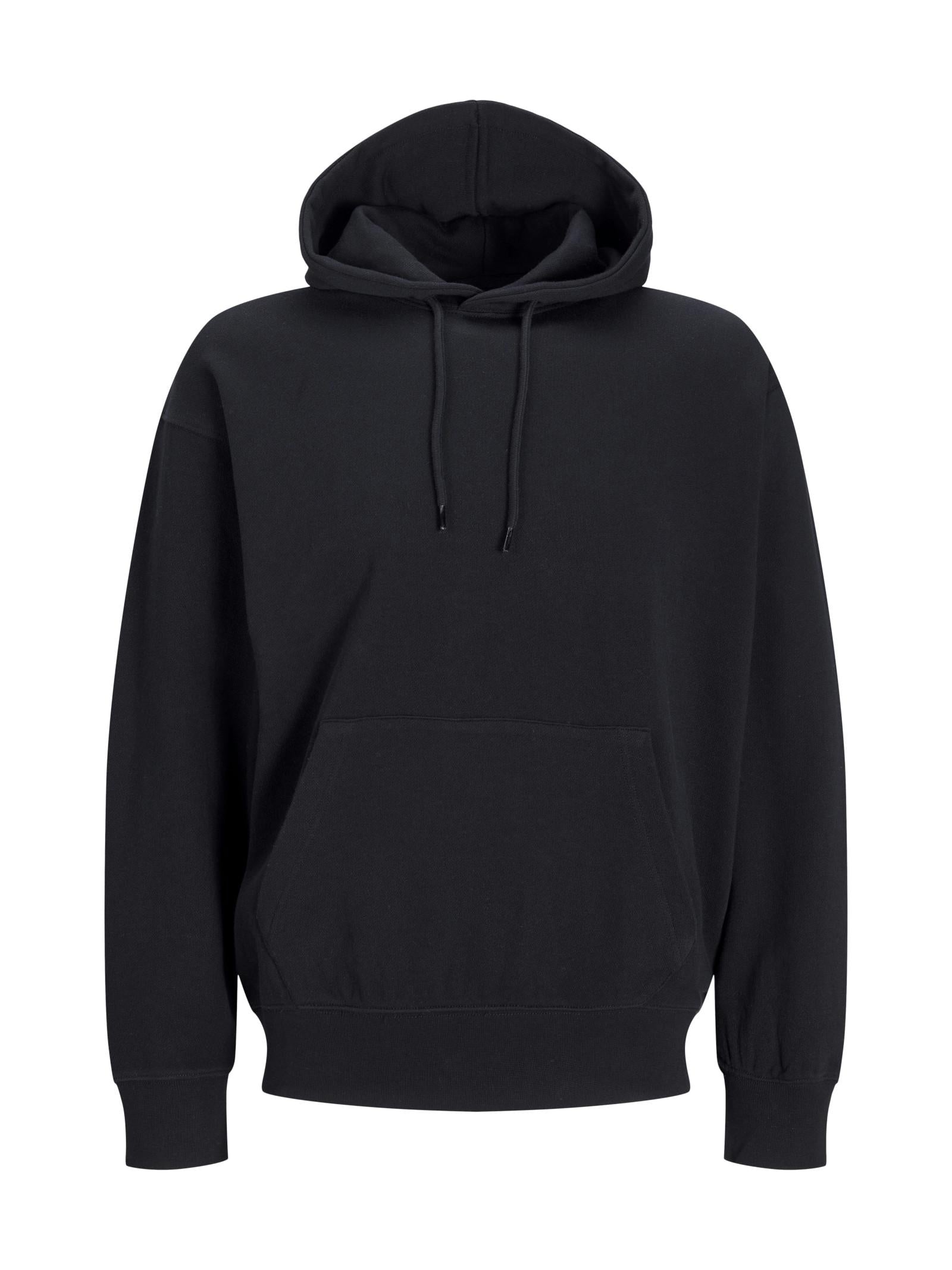 Felpa Jack & Jones Charge Nero con cappuccio 12257852 /Black JACK & JONES 