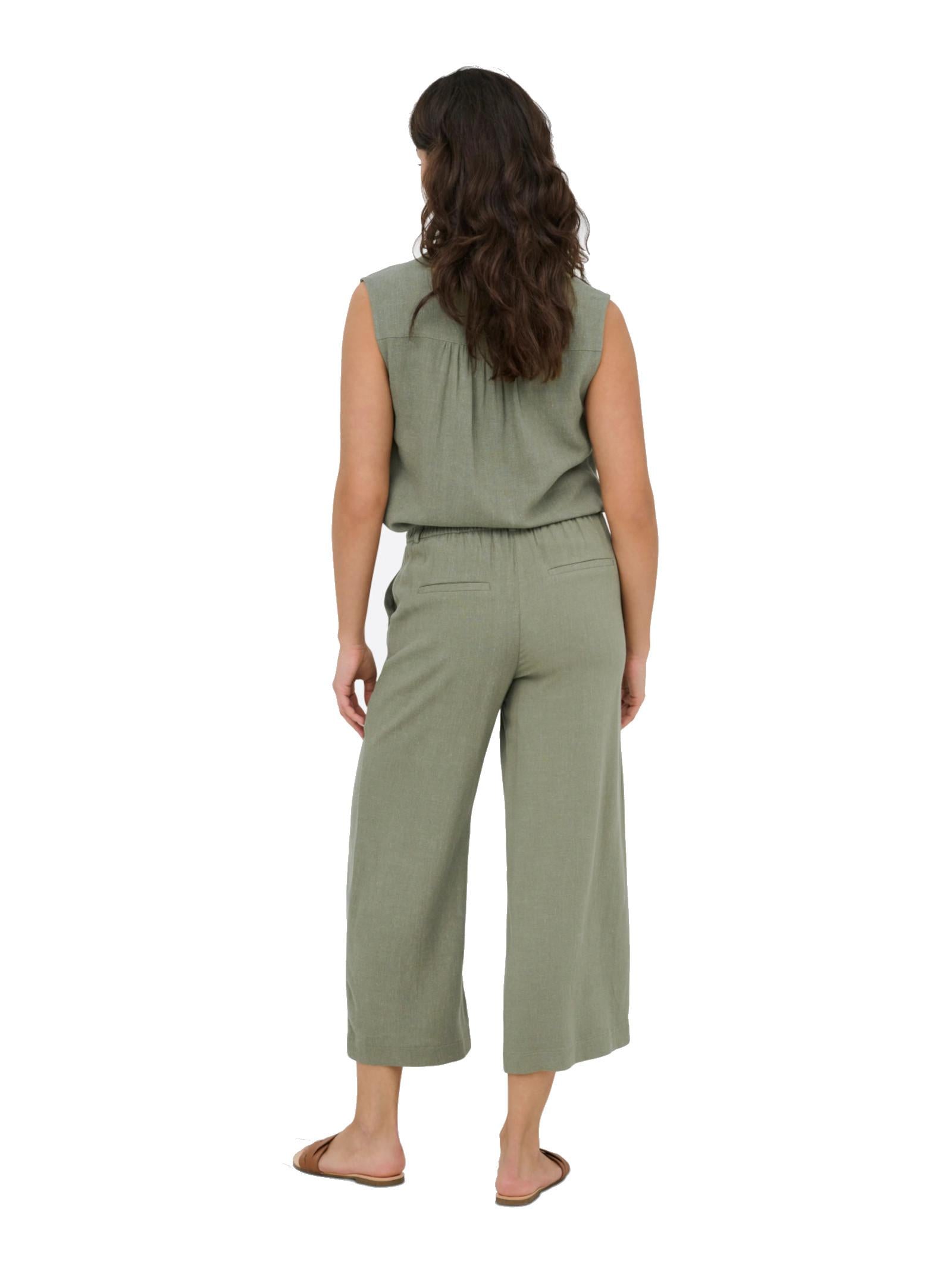 Pantalone Only Verde Siesta cropped 15367418 /Deep Lichen Green ONLY 