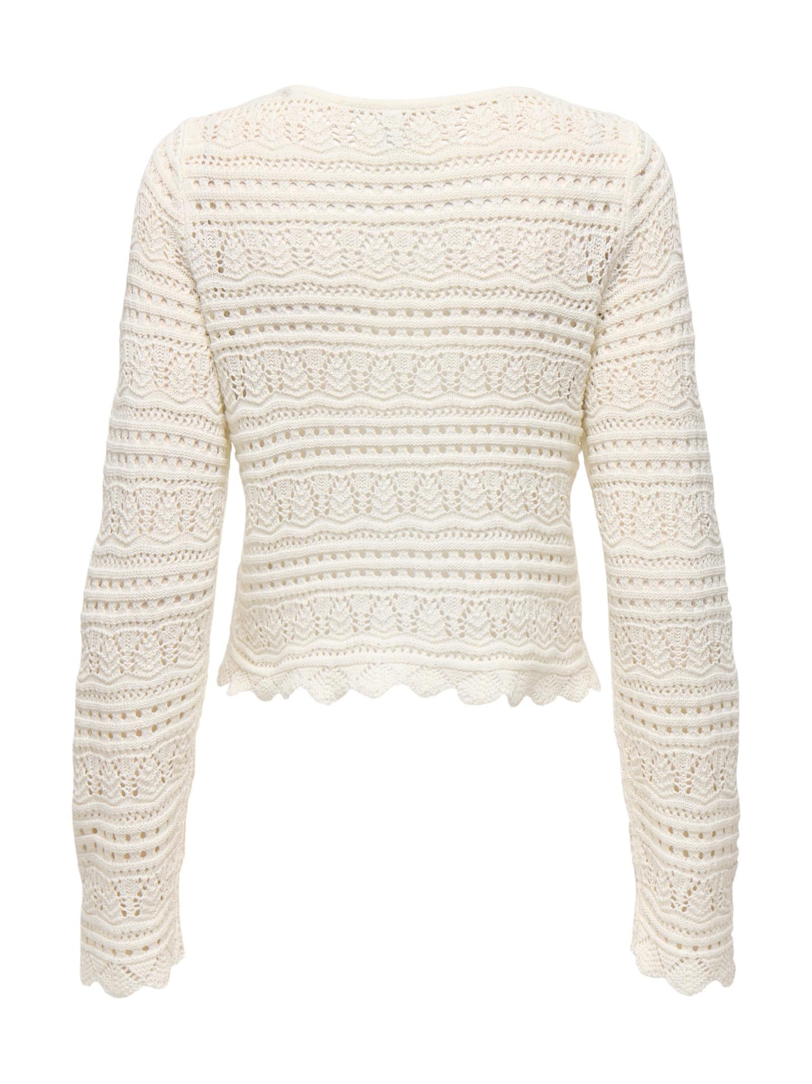 Maglia Only Elke Bianco cropped 15363049 /Birch ONLY 