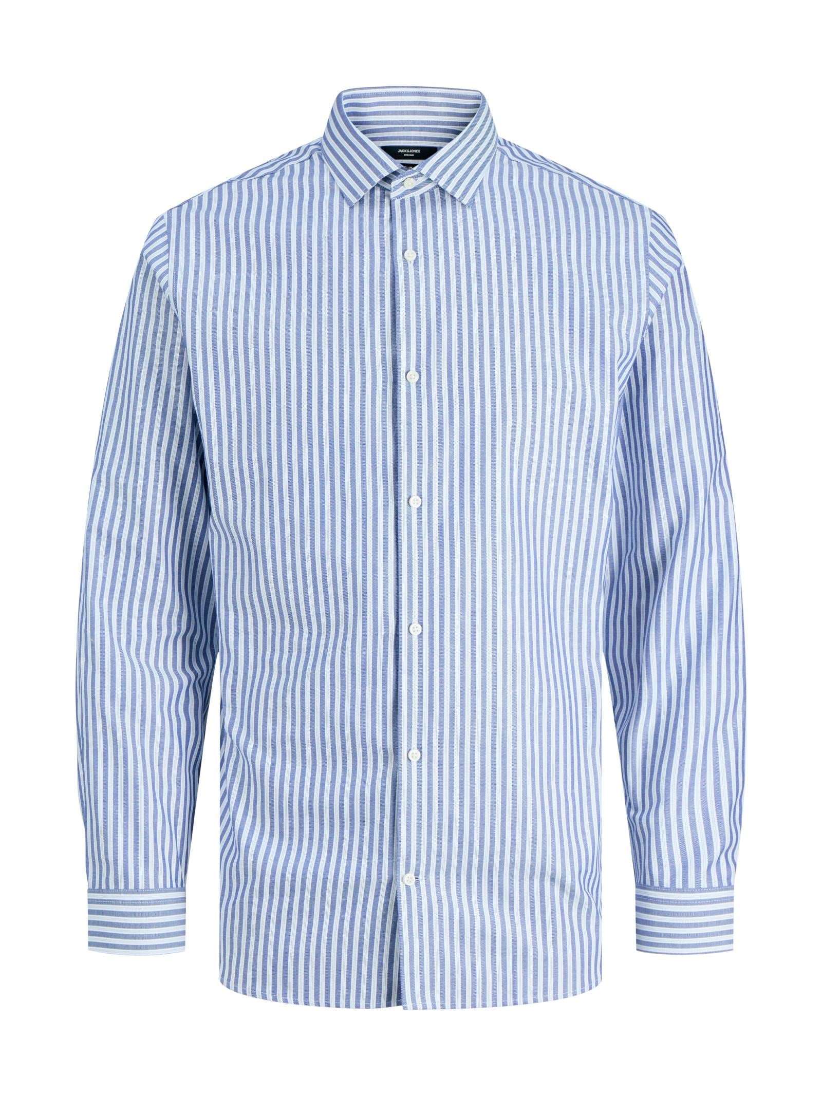 Camicia Jack & Jones Parker Blu Bianco fantasia 12227385 /Black Iris JACK & JONES 