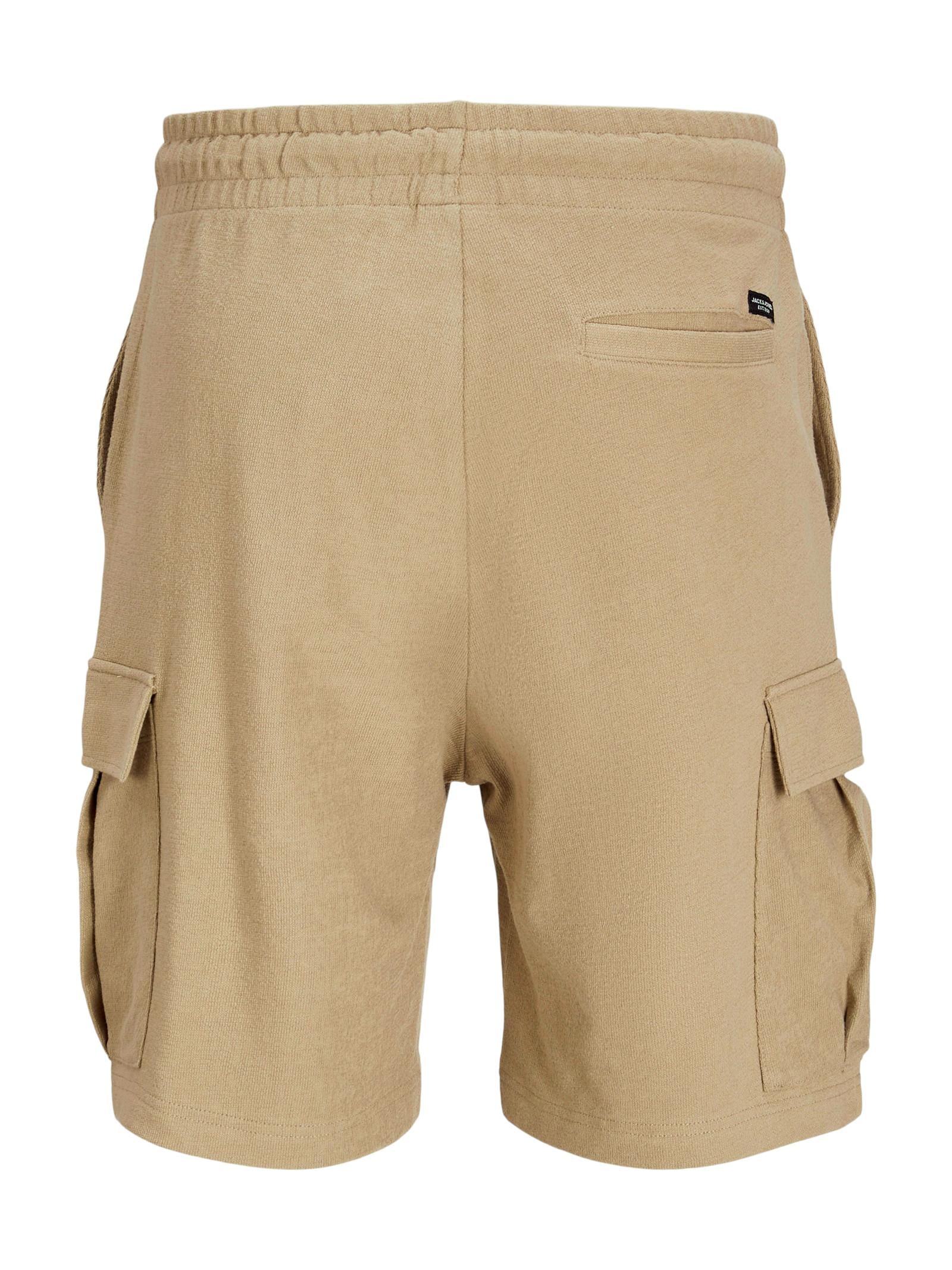 Bermuda Jack & Jones Beige Gordon in felpa cargo 12268777 /Coriander JACK & JONES 