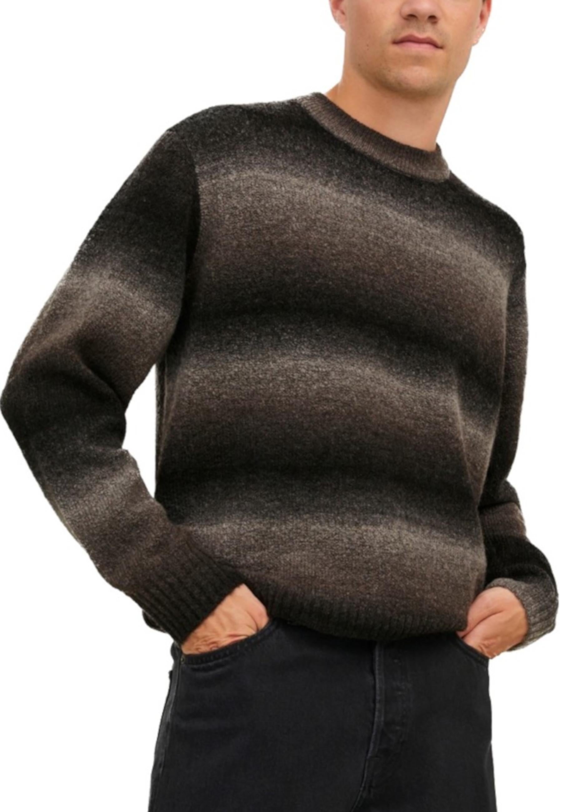 Maglia Jack & Jones Marrone girocollo
