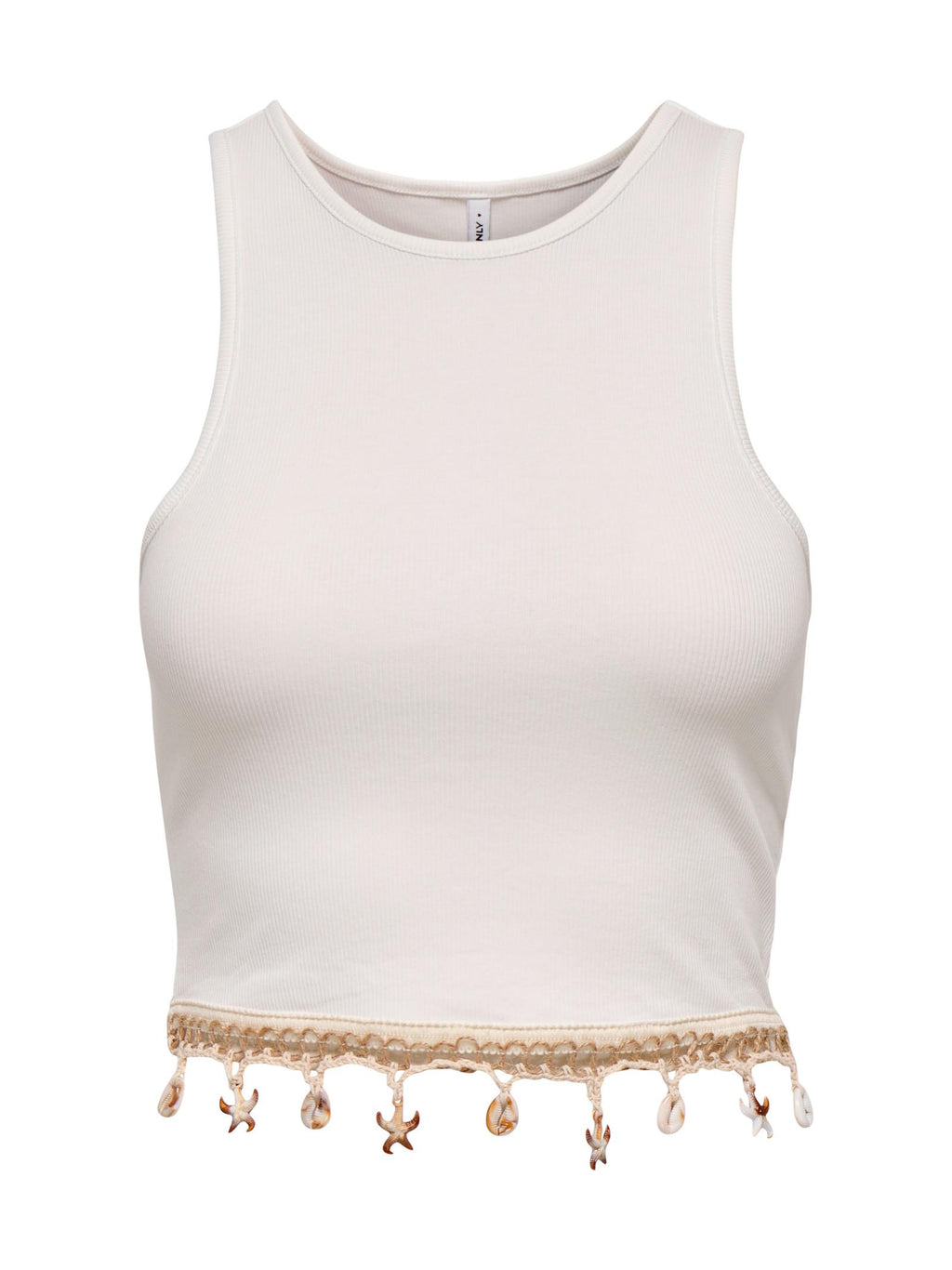 Top Only Bianco Shelly cropped 15325019 /Cloud Dancer ONLY 