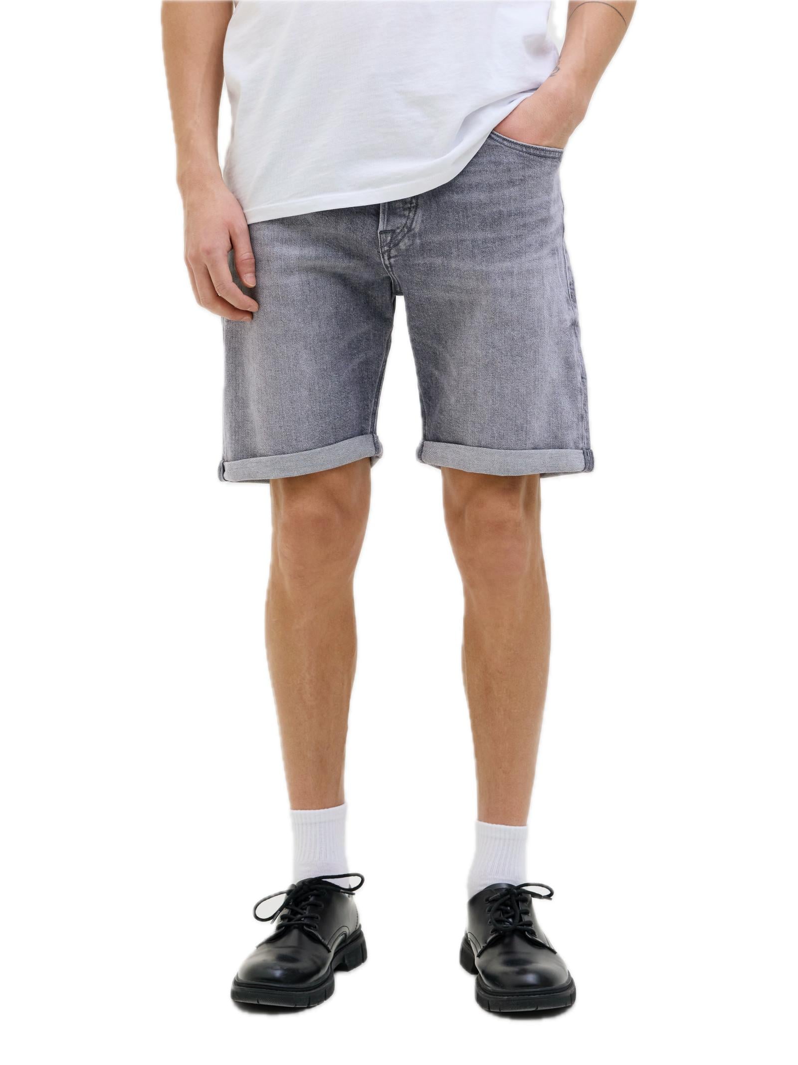 Bermuda Jack & Jones Grigio Rick 12269612 /Grey Denim JACK & JONES 