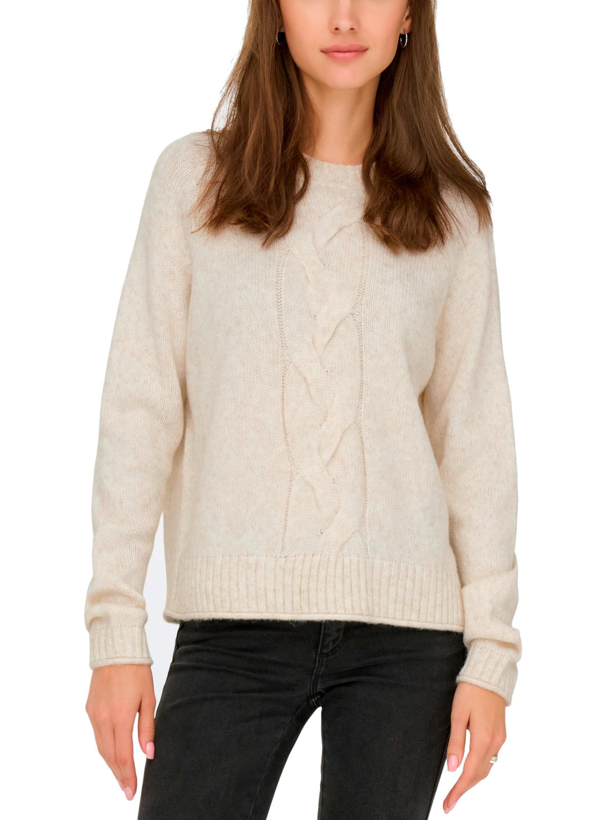 Maglia Jacqueline De Yong Susanna Panna trecce 15351909 /Whitecap Gray JDY 