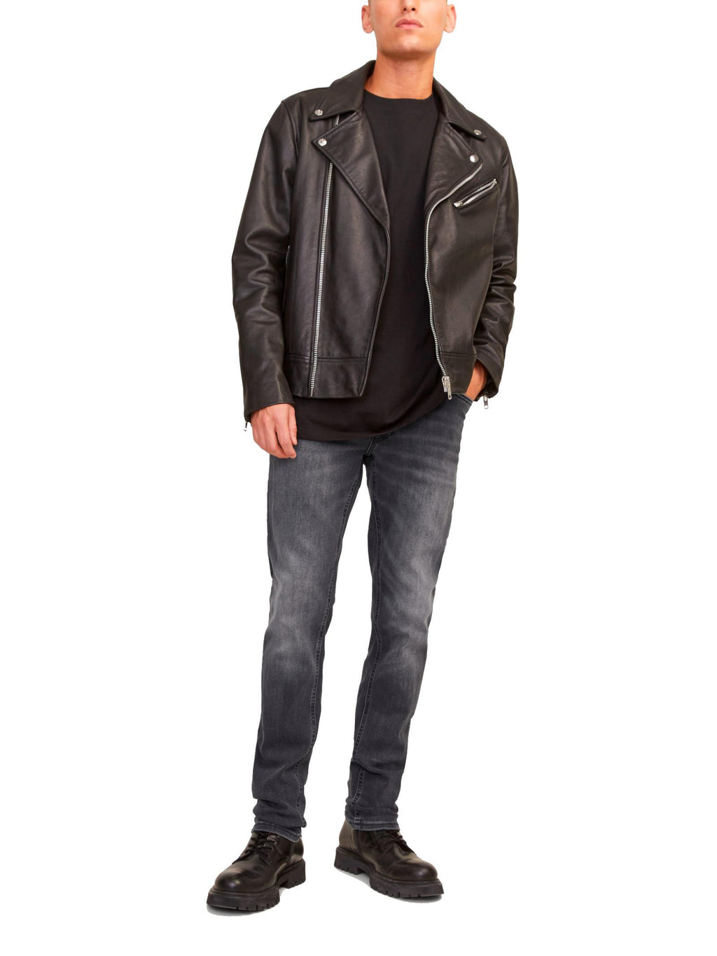 Jeans Jack & Jones Glenn Nero slim fit 12159030 /Black Denim JACK & JONES 