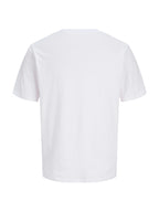 T-shirt Jack & Jones Devin Bianco con stampa 12290173 /Bright White JACK & JONES 