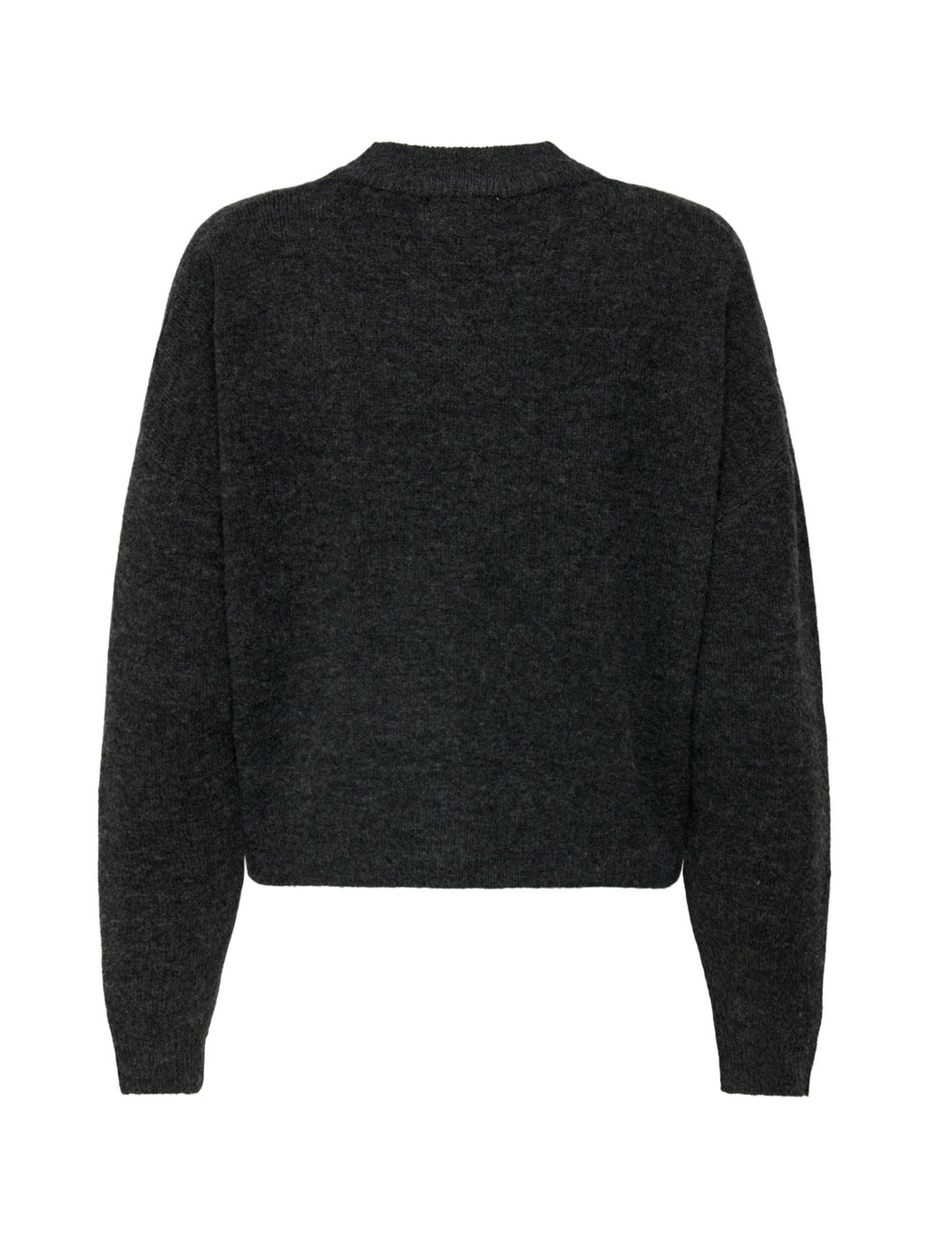 Cardigan Jacqueline De Yong Debbie Grigio scuro girocollo 15355480 /Dark Grey Melange JDY 