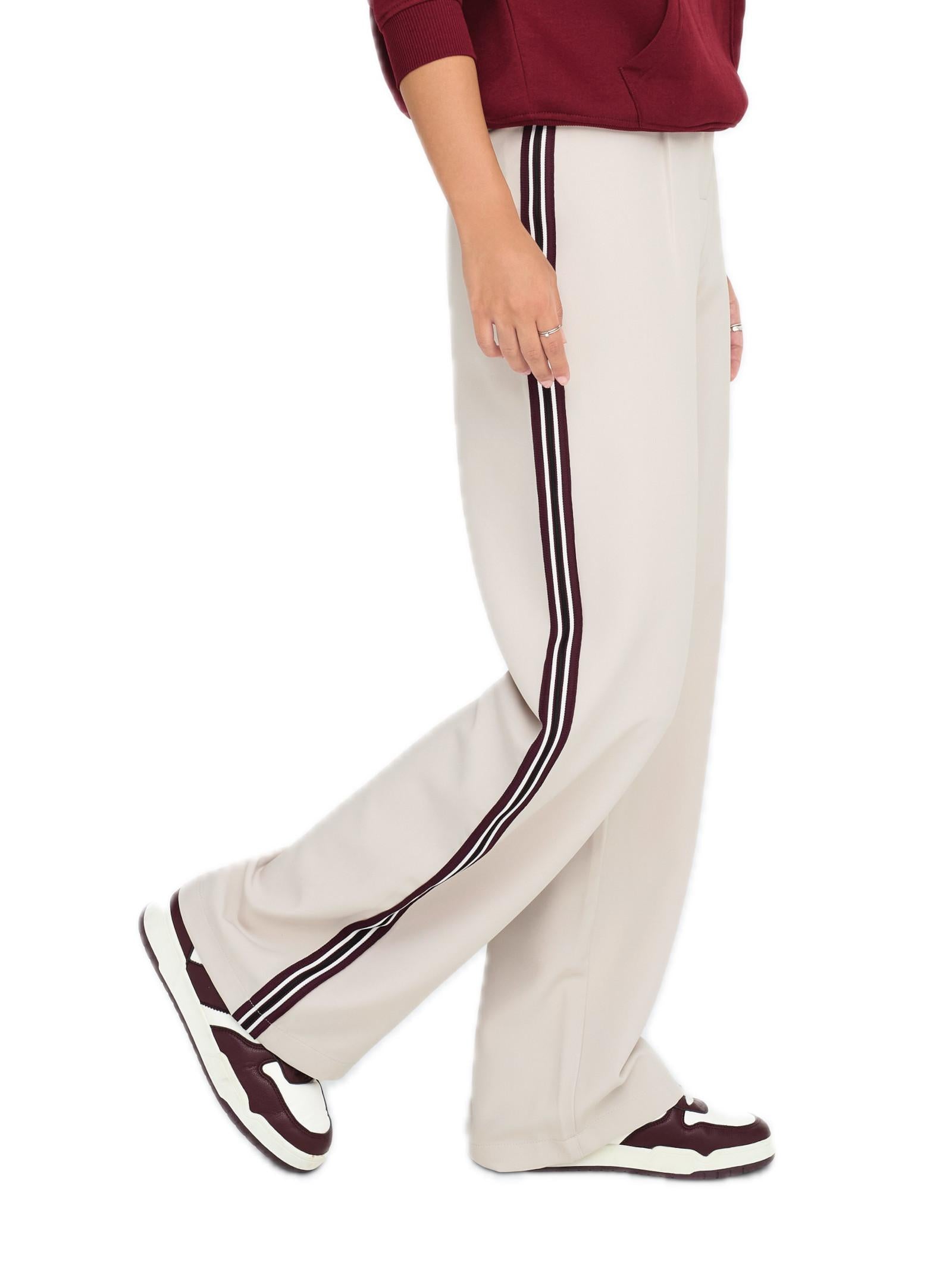 Pantalone Only Kira Crema gamba larga 15351238 /Pumice Stone ONLY 
