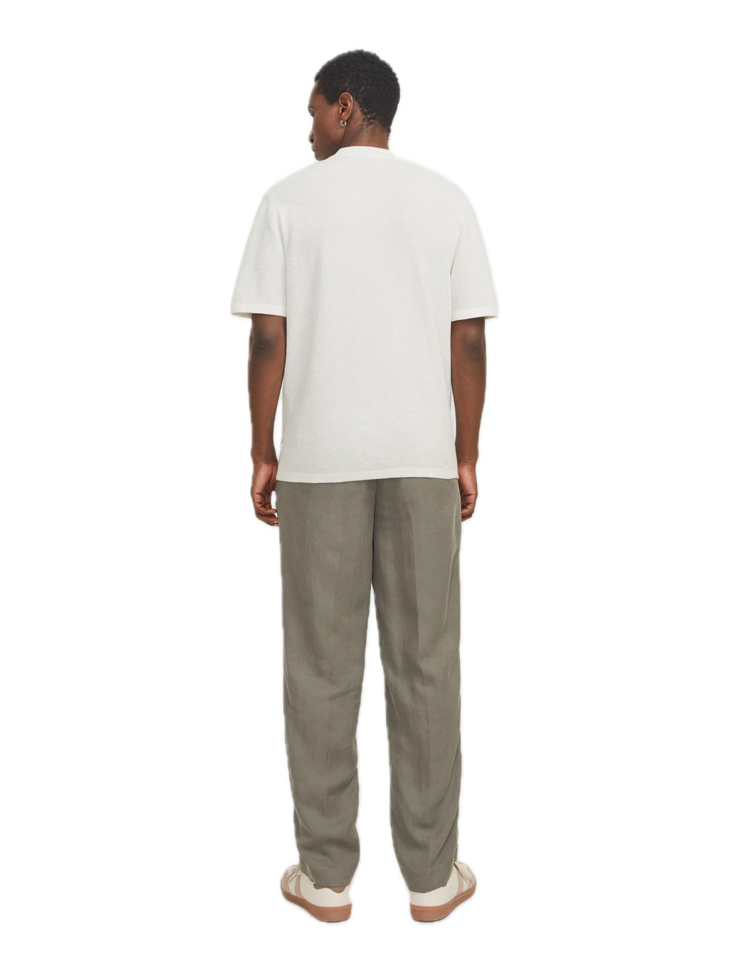 Polo Jack & Jones George Bianco a manica corta 12268281 /Cloud Dancer JACK & JONES 