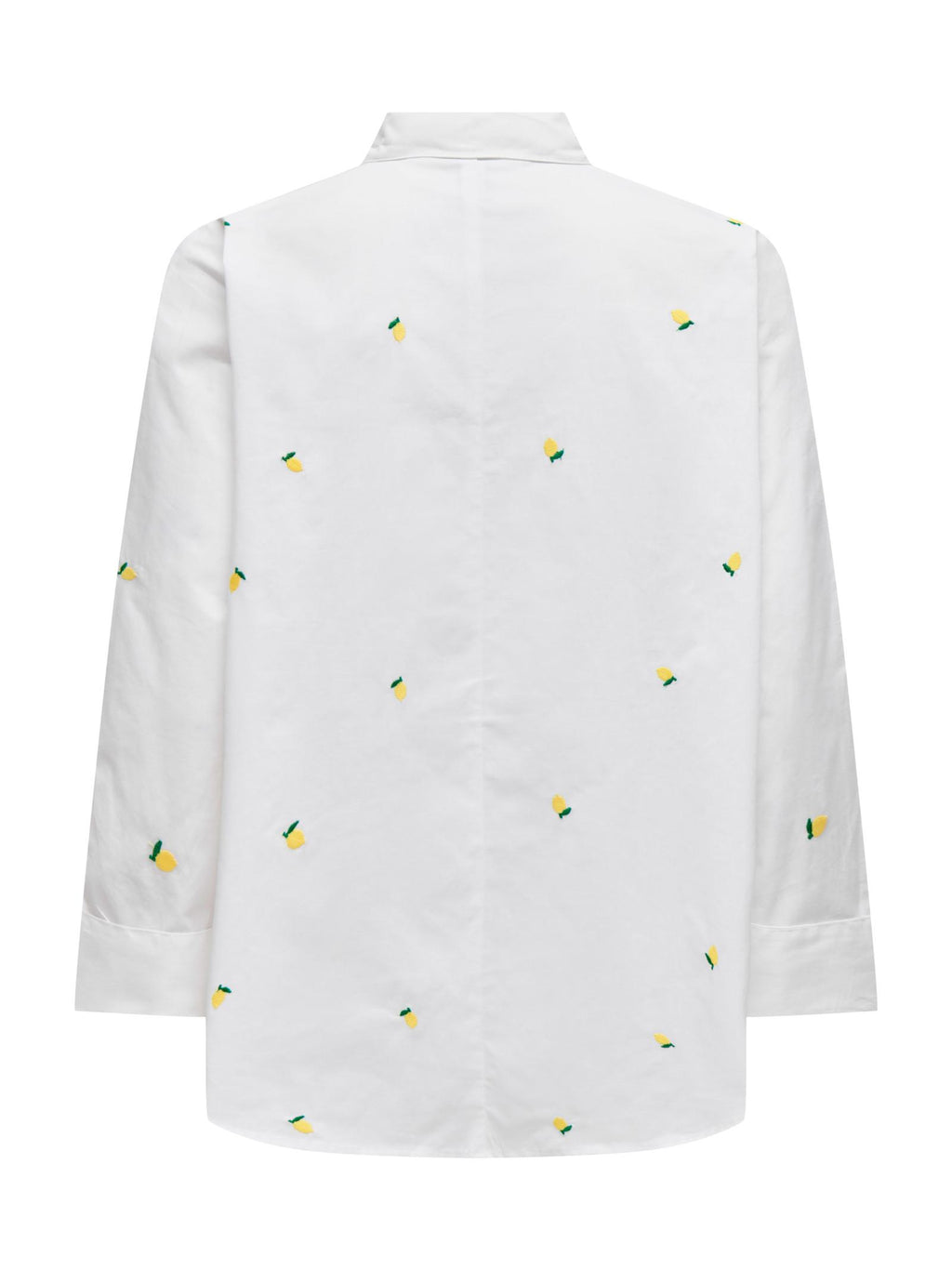 Camicia Only Bianco Lina polsini ampi 15283743 /Lemon Bright ONLY 
