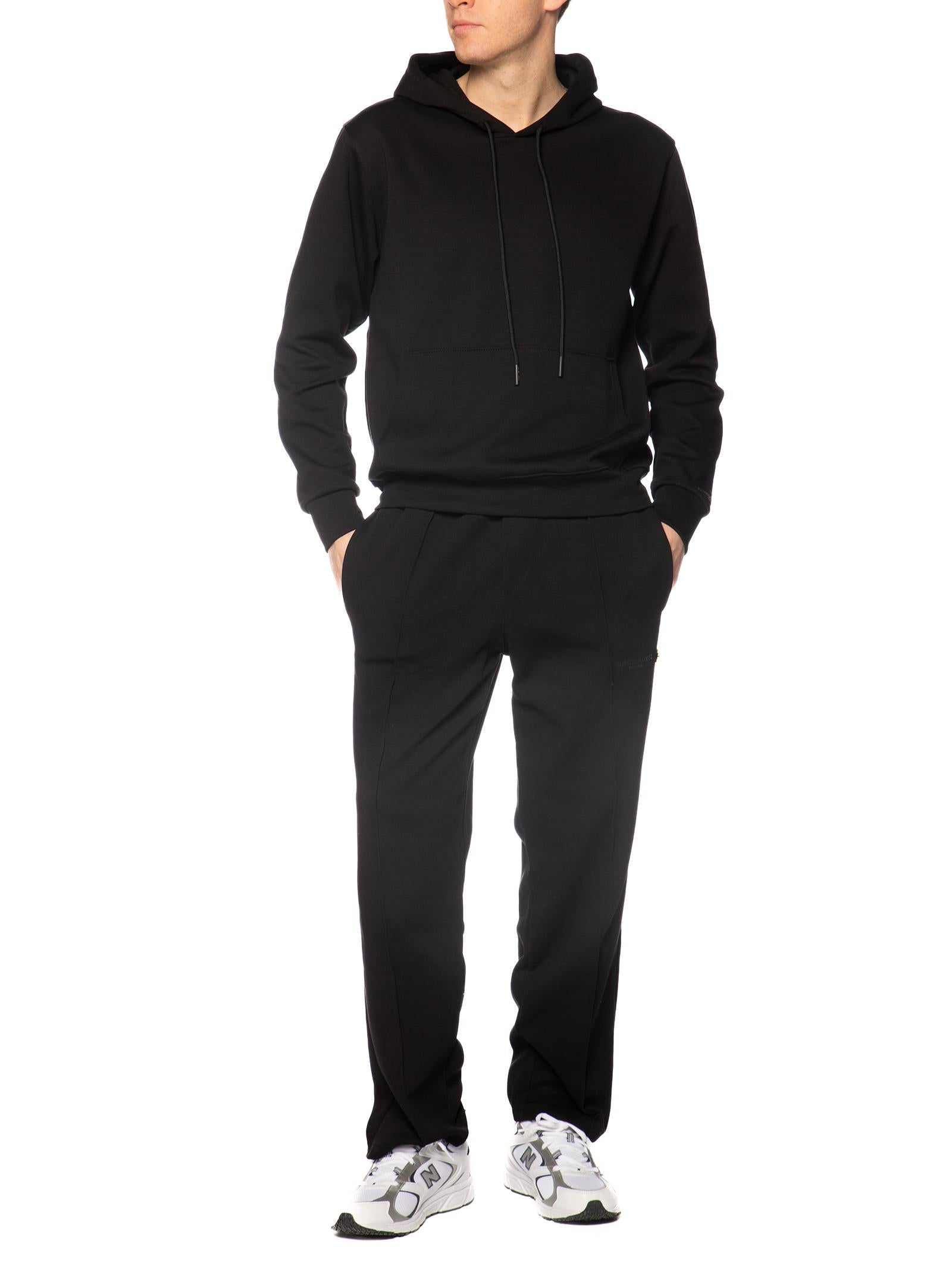 Felpa Superculture Nero Basic con cappuccio JOY-I NERO SUPERCULTURE 