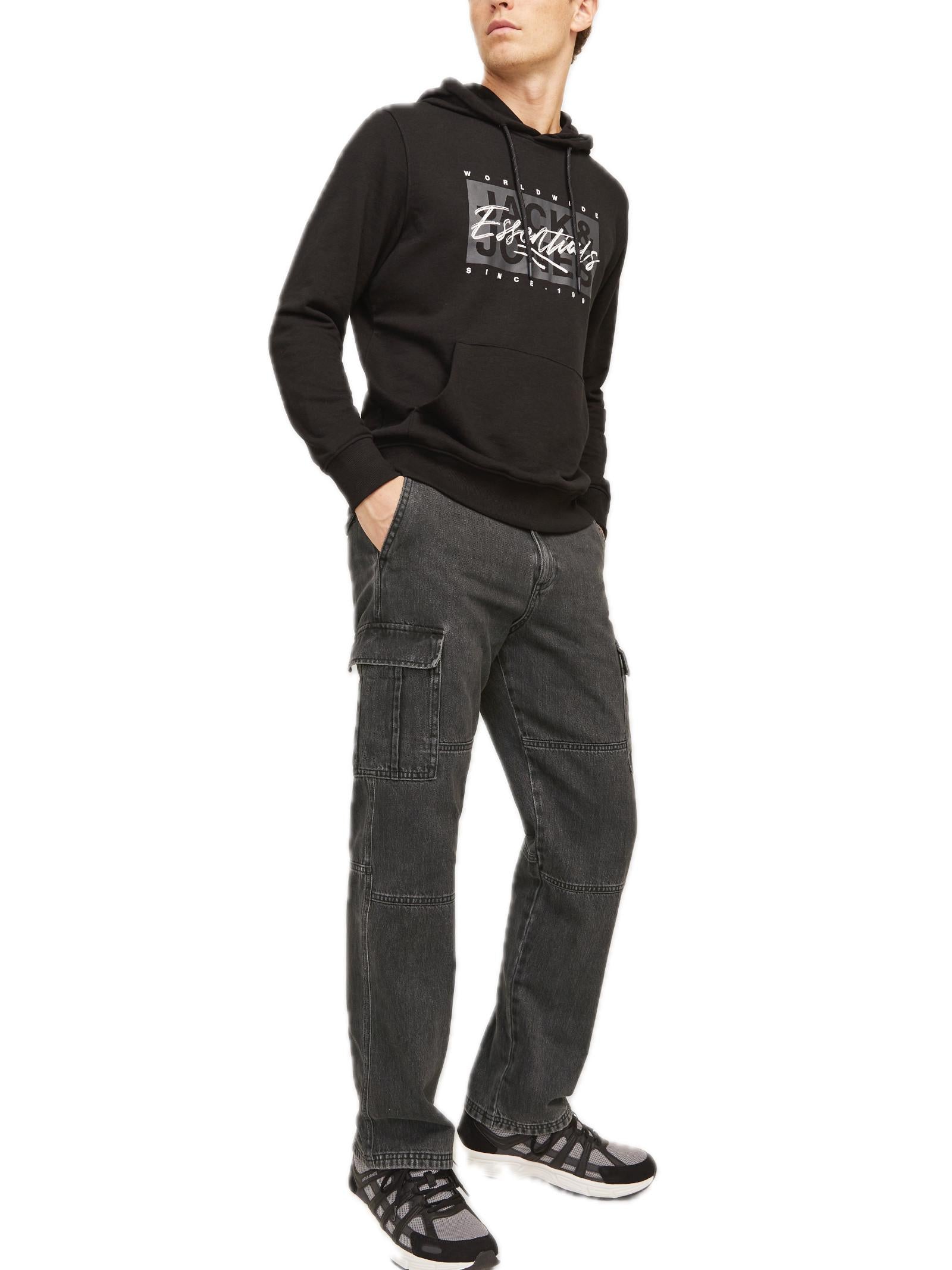 Jeans Jack & Jones Eddie Nero cargo 12261918 /Black Denim JACK & JONES 