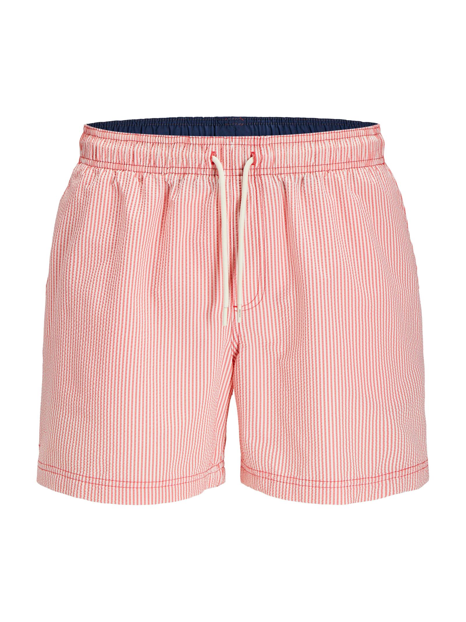 Costume Jack & Jones Maui Riga Rossa seersucker 12272964 /True Red JACK & JONES 