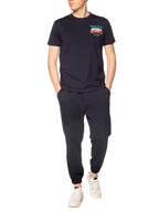 T-shirt Superculture Blu Formentera A1827 BLU SUPERCULTURE 
