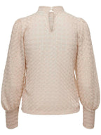 Blusa Jacqueline De Yong Bianco girocollo