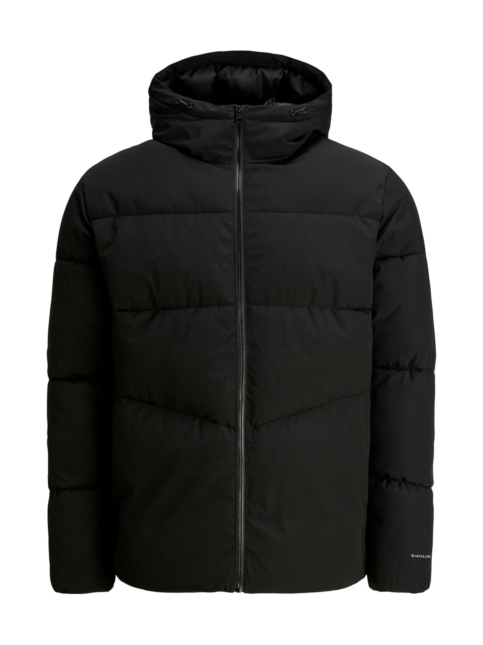 Piumino Jack & Jones Global Nero con cappuccio 12283517 /Black JACK & JONES 