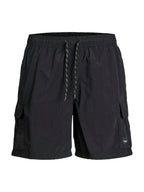 Costume Jack & Jones Naxos Nero con tasche cargo<BR/> 12272989 /Black JACK & JONES 