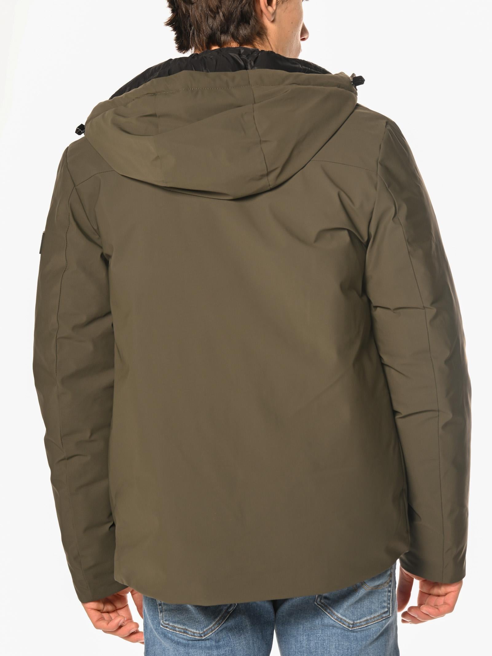 Giubbotto Gianni Lupo Verde con cappuccio GL5069BD MILITARY GIANNI LUPO 